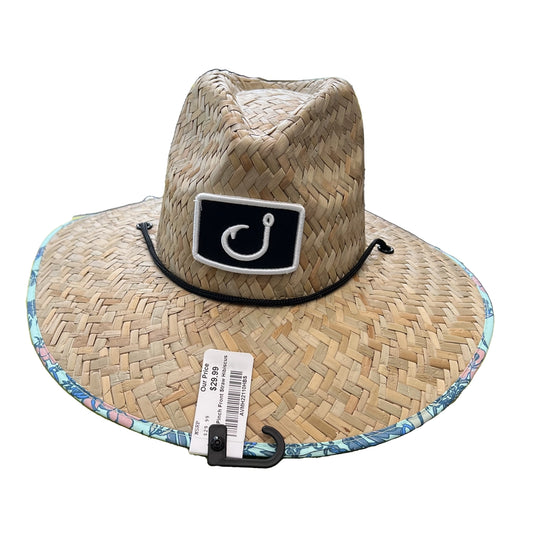 Avid Pinch Front Straw Hat Hibiscus