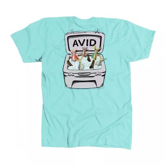 AVID Put Em On Ice Short Sleeve Tee Shirt Mint Small