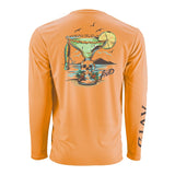 Avid Salty Days AVIDry UPF50+ Long Sleeve Sunset Medium