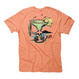 Avid Salty Days Short Sleeve Tee Guava Large