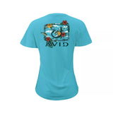 AVID Women's Hibiscus Honey Tee Shirt Cancun Medium