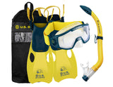 US Divers Avila Kid Set Navy/Yellow S/M