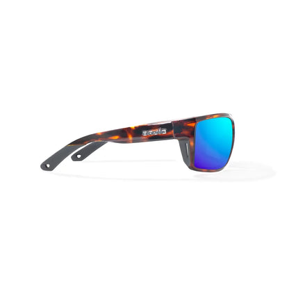 Bajio Bales Beach Brown Tortoise Gloss Blue Mirror Glass Lenses Mens Sunglasses – Image 3