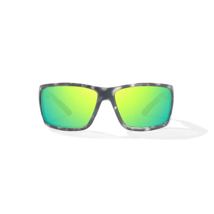 Bajio Bales Beach Gray Rock Matte Green Mirror Glass Lenses Mens Sunglasses – Image 2
