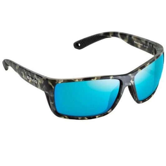 Bajio Bales Beach Sunglasses - Gray Camo Matte/Blue Mirror Glass Mens Sunglasses – Image 1