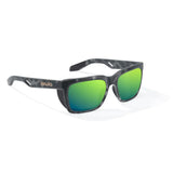 Bajio Palehorse Black Tort Matte Green Mirror Glass Lenses Mens Sunglasses – Image 1