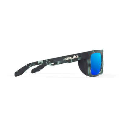 Bajio Palehorse Green Tort Matte Blue Mirror Glass Lenses Mens Sunglasses – Image 3