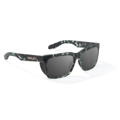 Bajio Palehorse Green Tort Matte Grey Glass Lenses Mens Sunglasses – Image 1