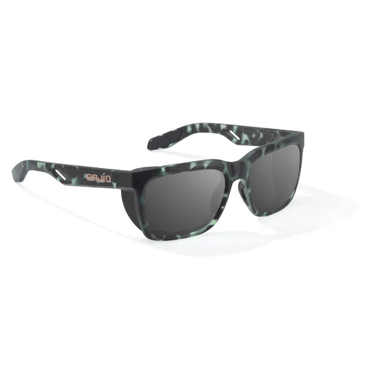 Bajio Palehorse Green Tort Matte Grey Glass Lenses Mens Sunglasses – Image 1