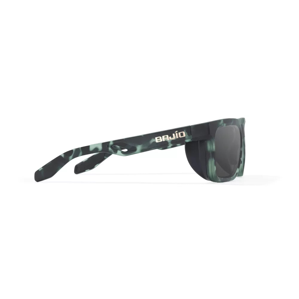 Bajio Palehorse Green Tort Matte Grey Glass Lenses Mens Sunglasses – Image 3