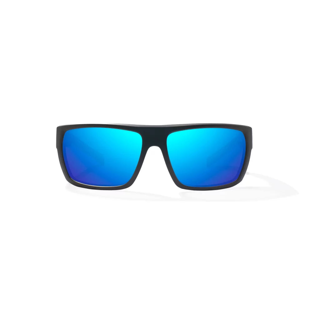Bajio Palometa Black Matte Blue Mirror Glass Lenses Mens Sunglasses – Image 2