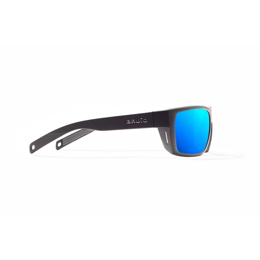 Bajio Palometa Black Matte Blue Mirror Glass Lenses Mens Sunglasses – Image 3
