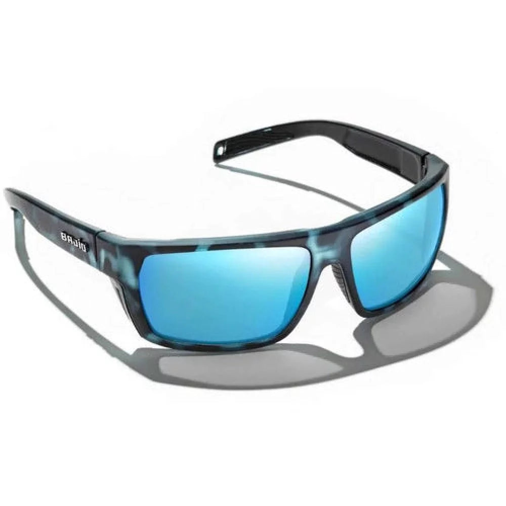 Bajio Palometa Sunglasses - Blue Tort Matte/Blue Mirror Glass Lens Mens Sunglasses – Image 1