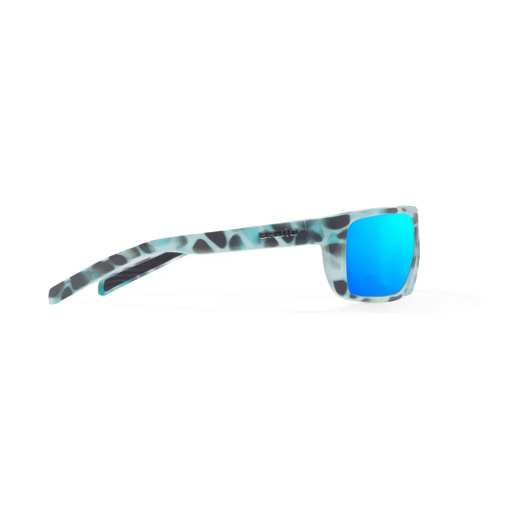 Bajio Sigs Light Blue Water Matte Blue Mirror Glass Lenses Mens Sunglasses – Image 3
