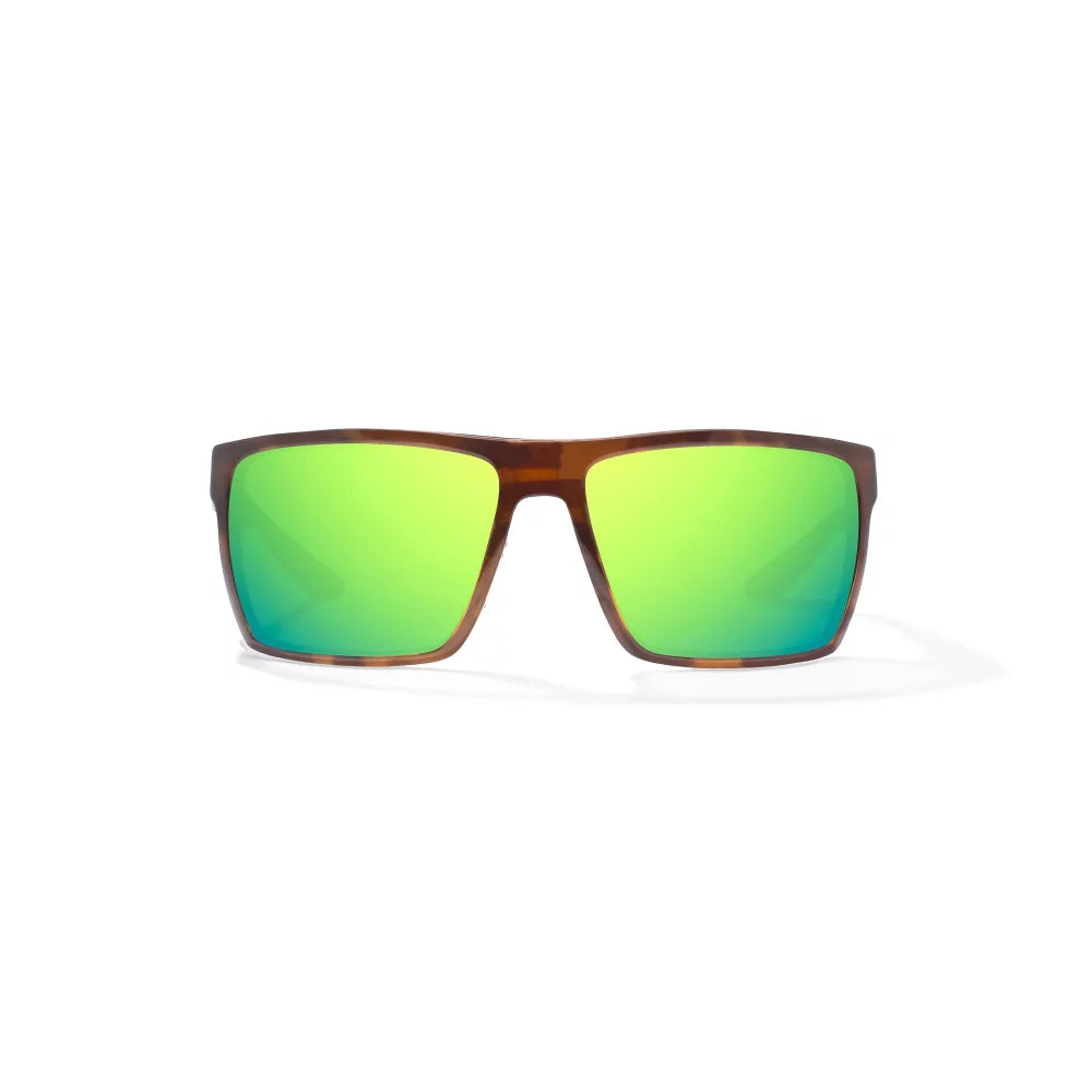 Bajio Stiltsville Brown Tortoise Gloss Green Mirror Glass Lenses Mens Sunglasses – Image 2