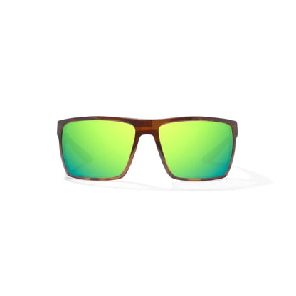 Bajio Stiltsville Brown Tortoise Gloss Green Mirror Glass Lenses Mens Sunglasses – Image 2