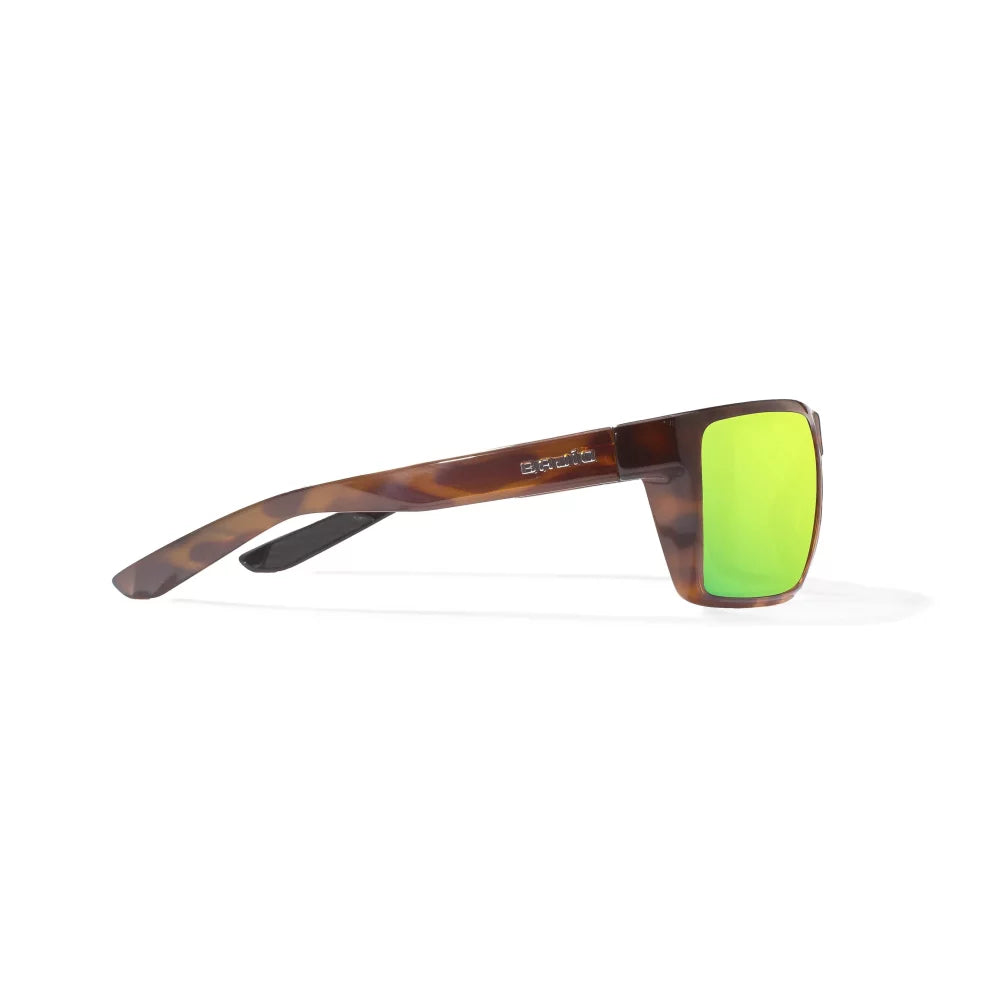 Bajio Stiltsville Brown Tortoise Gloss Green Mirror Glass Lenses Mens Sunglasses – Image 3