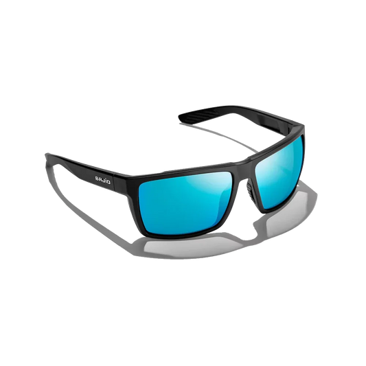 BAJIO Stiltsville Black Matte | Blue Mirror Glass