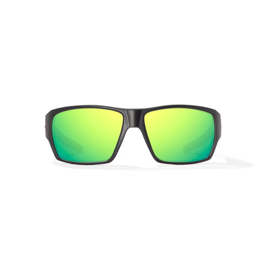 Bajio Vega Black Matte Green Mirror Glass Lenses Mens Sunglasses – Image 2