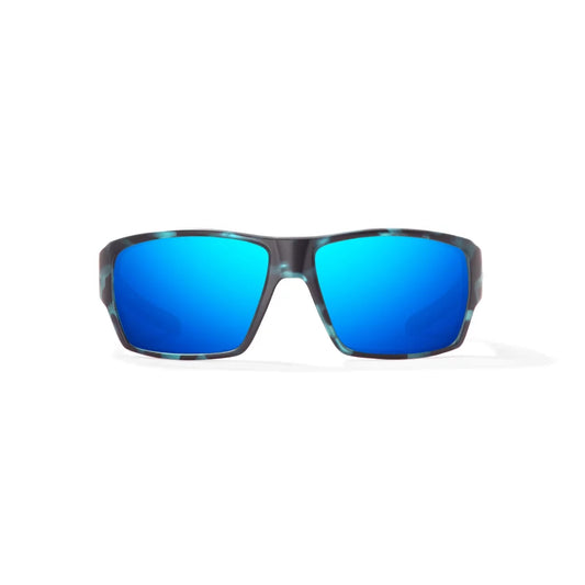 Bajio Vega Blue Water Matte Blue Mirror Glass Lenses Mens Sunglasses – Image 2
