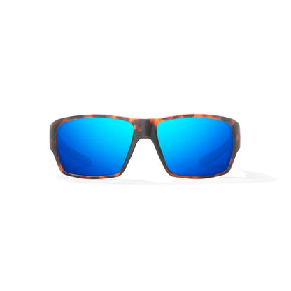 Bajio Vega Brown Tortoise Matte Blue Mirror Glass Lenses Mens Sunglasses – Image 2