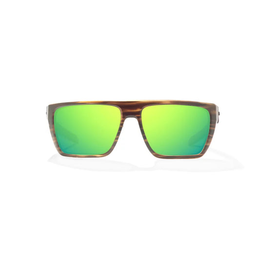 Bajio Zapata Brown Grass Matte Green Mirror Glass Lenses Mens Sunglasses – Image 2