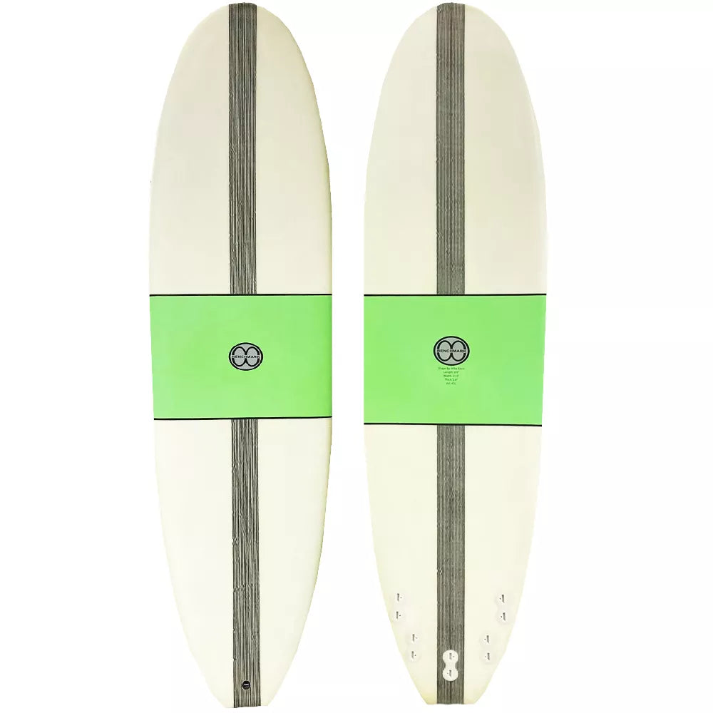 Benchmark Rocker Surfboard 6'6