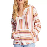 Billabong Baja Sands Pullover Hoodie Antique White Small Womens sweater – Image 1