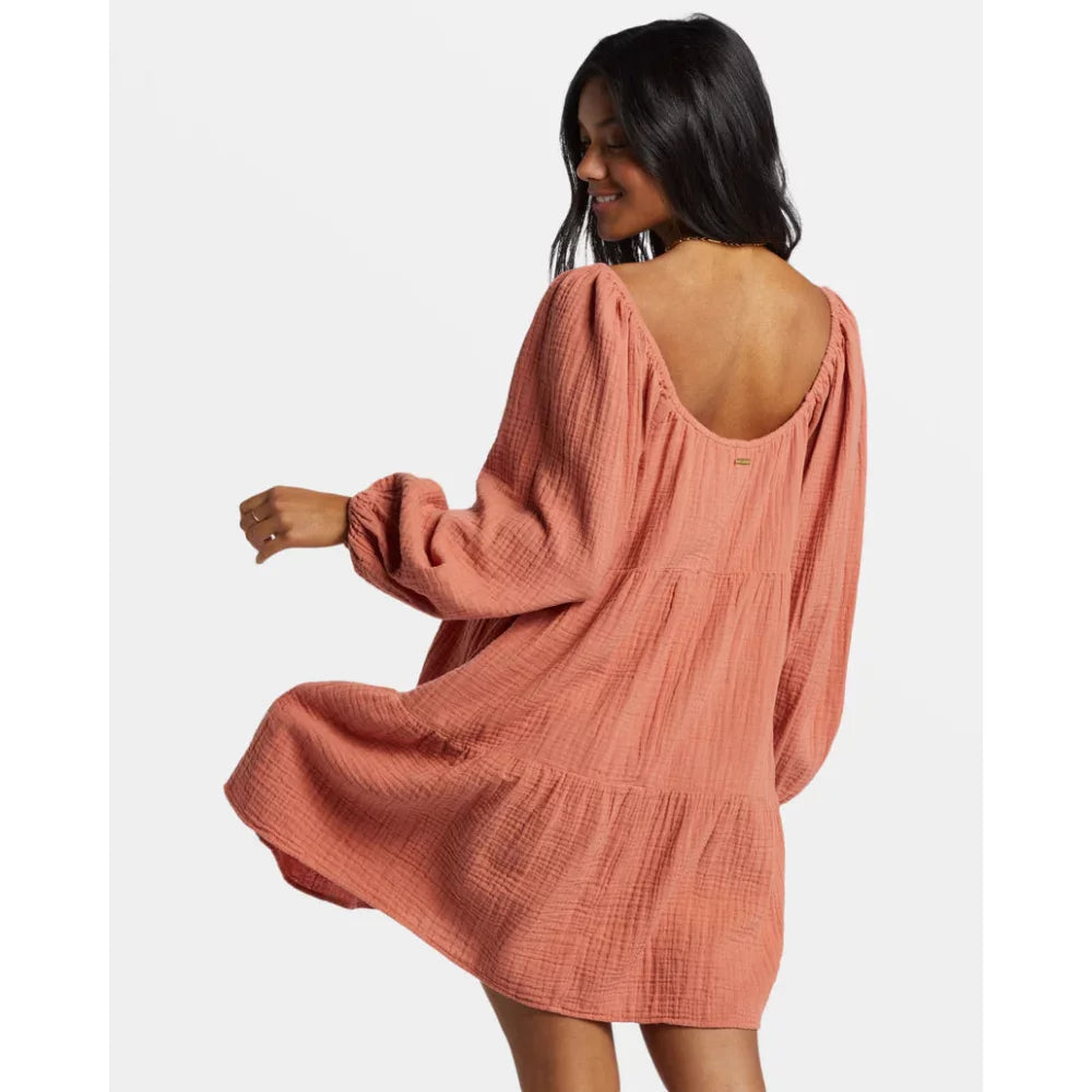 Billabong Lost Days Moon Mini Dress-Large Womens Dresses – Image 2