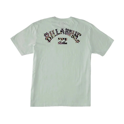 Billabong Men's Arch Fill Short Sleeve Tee Seaglass Medium Mens Shirts – Image 1