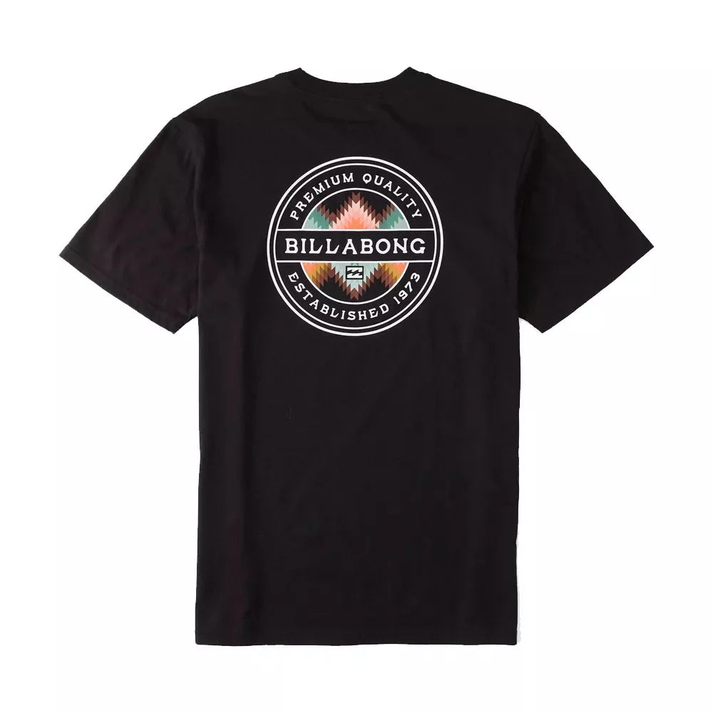Billabong Rotor Fill Short Sleeve Tee Shirt Black Small Mens Shirts – Image 2