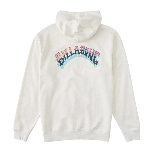 Billabong Short Sands Pullover Hoodie Light Grey Heather Small Mens Sweaters – Image 1
