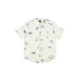 Billabong Sundays Mini Short Sleeve Button Up Shirt Stone Medium Mens Shirts – Image 1