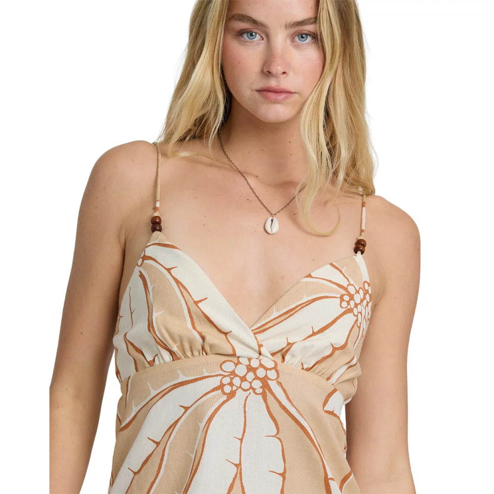 billabong dress maxi Billabong Women's Tropic Breeze Maxi Dress - Stone