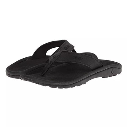 OluKai 'Ohana Mens Sandals Black 13