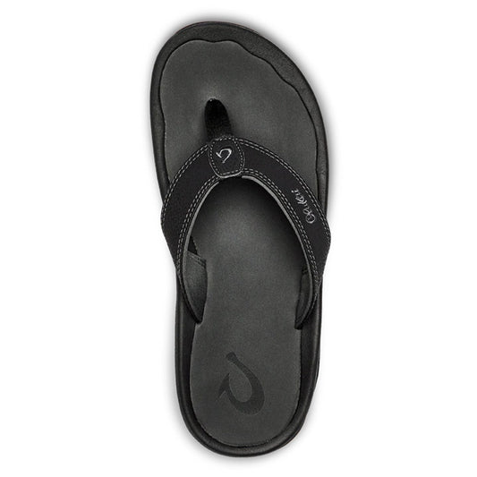 OluKai 'Ohana Mens Sandals Black/Dark Shadow 14