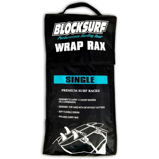 Blocksurf Block Surf - Wrap Rax Pro Soft Roof Racks, Universal Fit for Cars, Trucks and SUVs - Carries Long boards, Short boards, and Soft Tops Car Rack Parts – Image 1