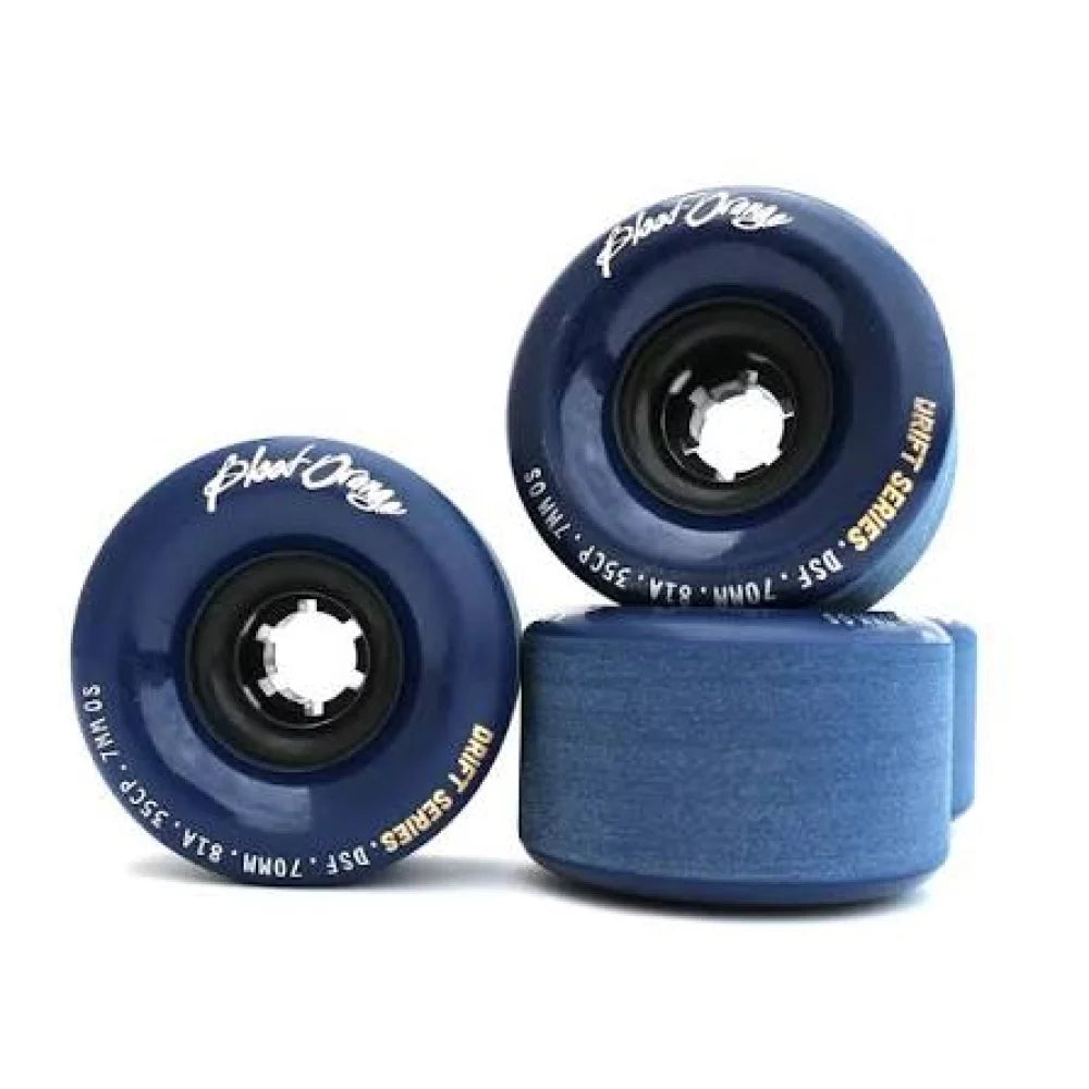 Blood Orange Drift Wheels 70mm Skateboard Wheels – Image 1