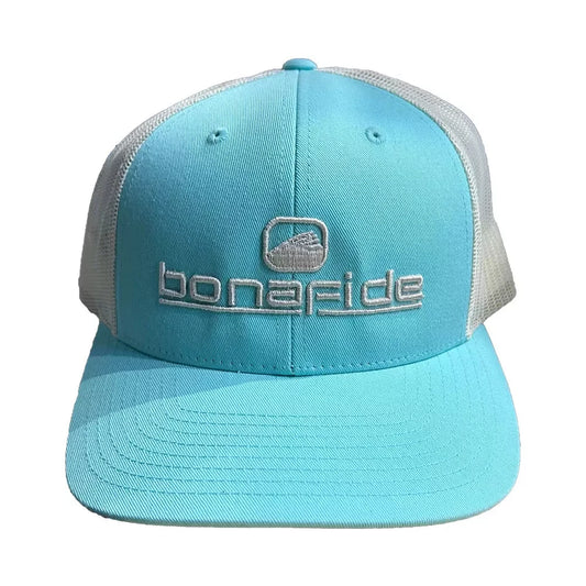 Bonafide Impact Trucker Hat Aqua Mens Hats – Image 1
