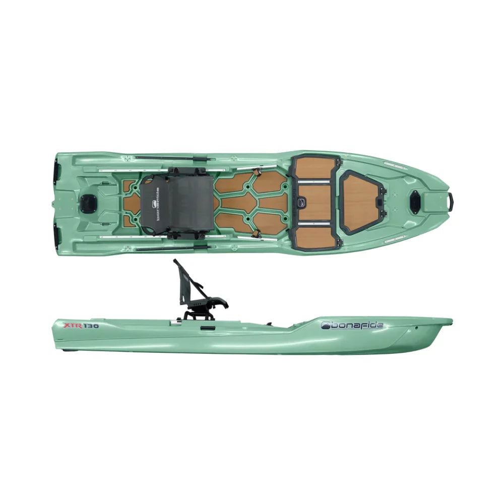 Bonafide XTR130 Andros Green Kayak – Image 1