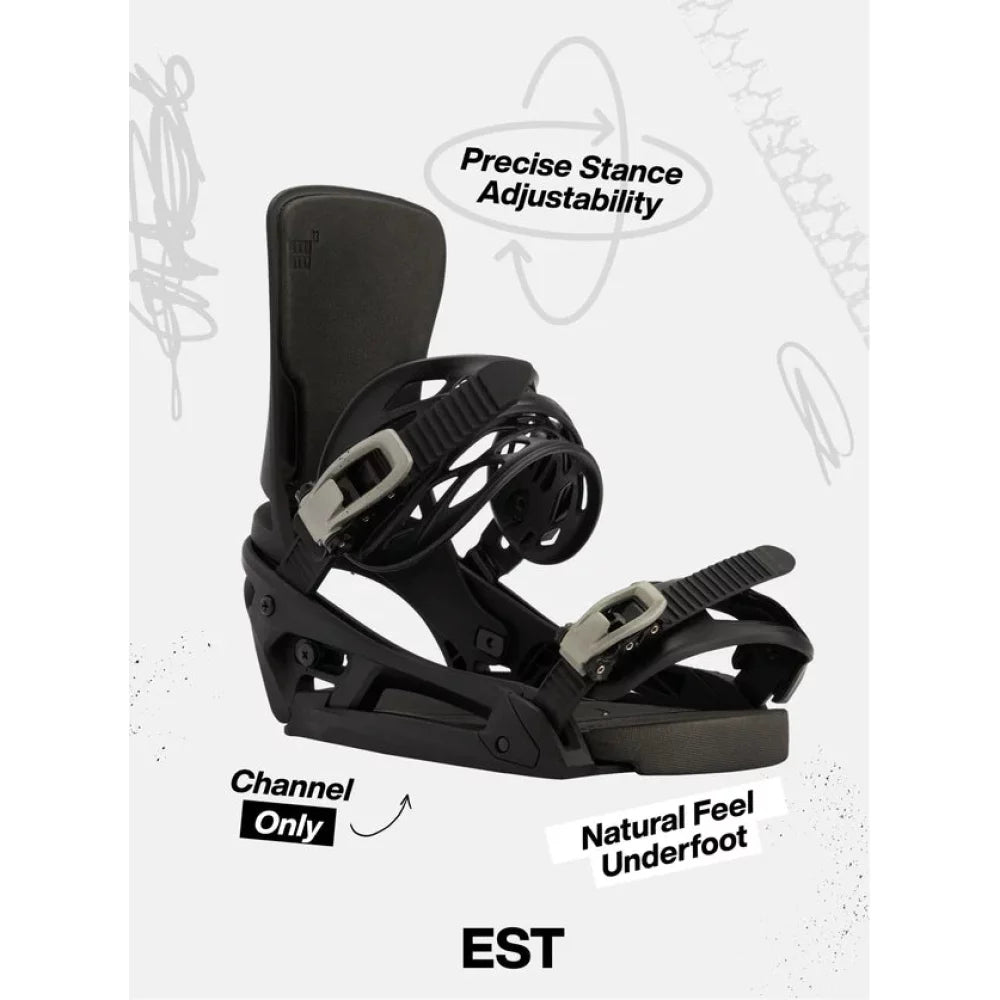 Burton Men's Cartel X EST® Snowboard Bindings – Image 1