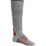 Burton Men's Performance Compression Socks Gray L Snowboard Socks – Image 1