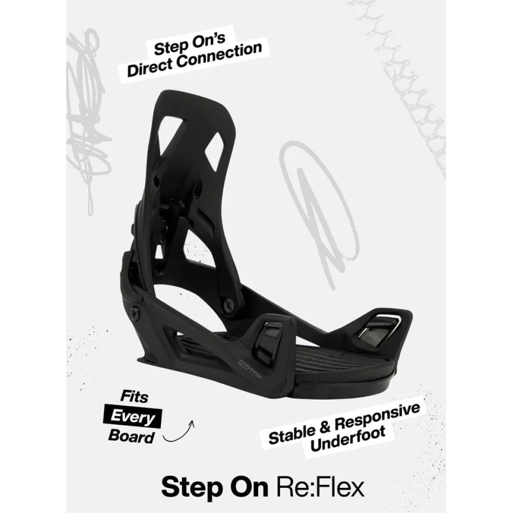 Burton Men's Step On® Genesis Re:Flex Snowboard Bindings – Image 1