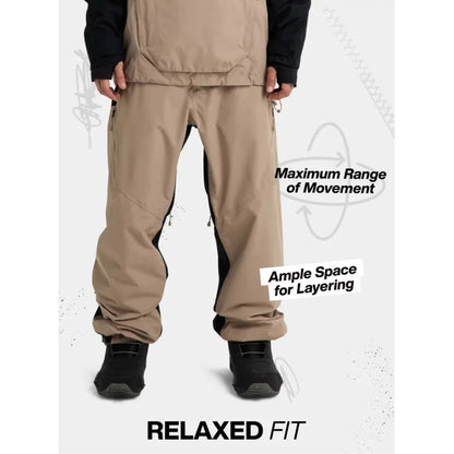 Burton Reserve 2L Relaxed Bib Pants Snowboard Bib – Image 1