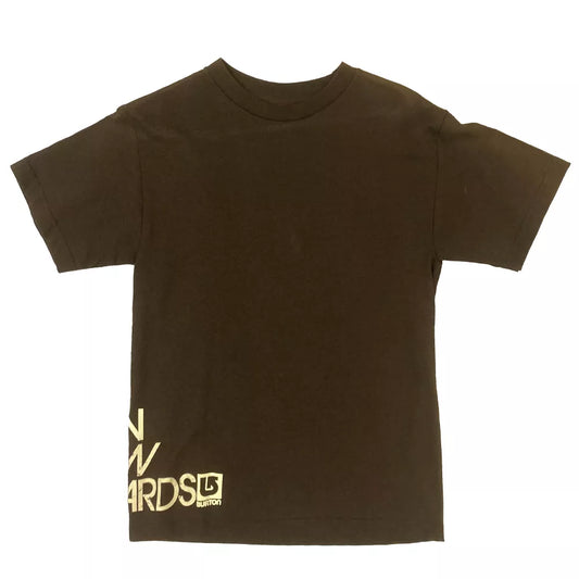 Burton Sidewall Tee Shirt Brown Small DAMAGED