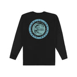 O'Neill Circle Surfer Long Sleeve Crewneck Tee Shirt Black Large