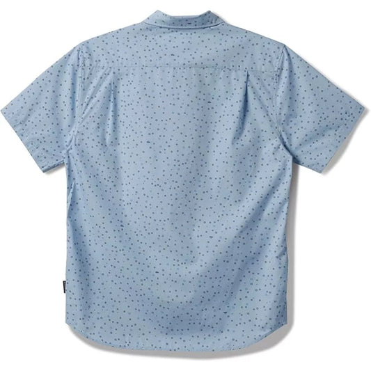 Classic Mini Freedom Short Sleeve Shirt in Silver Birch by Quiksilver Mens Shirts – Image 1