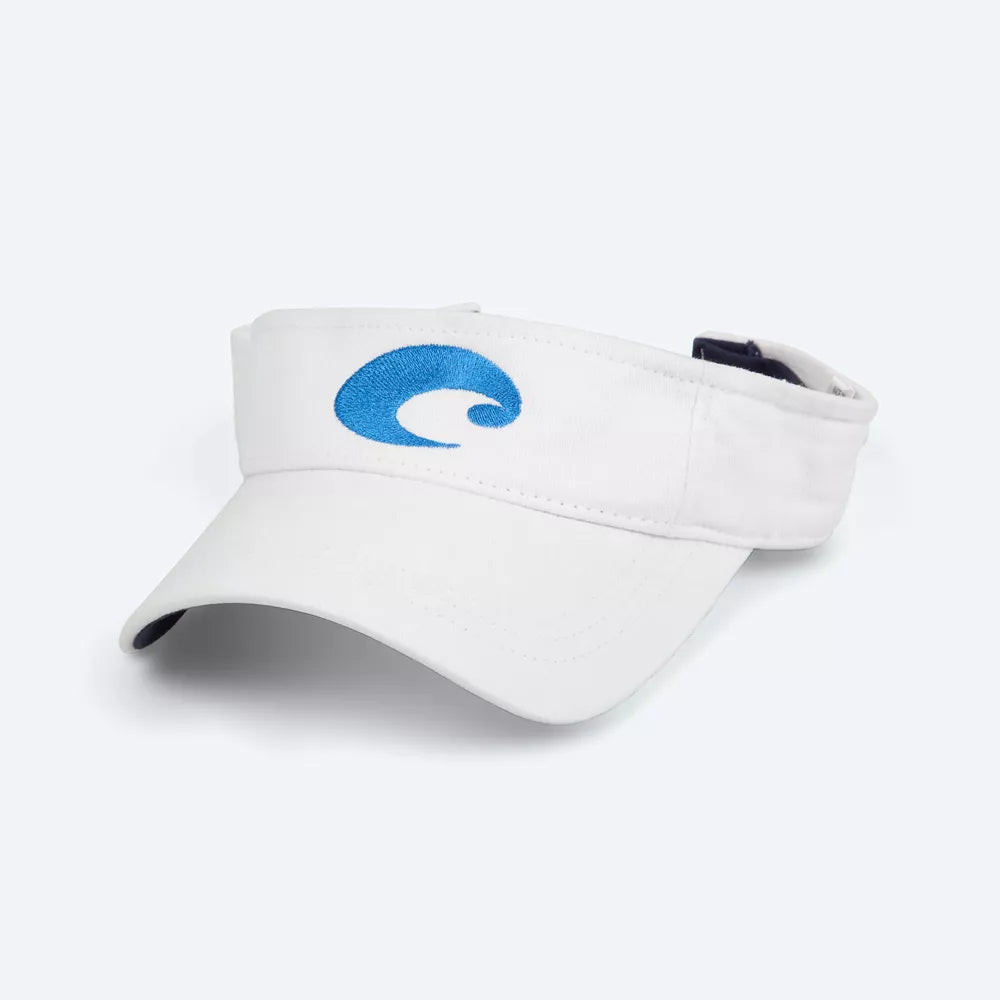 Costa Cotton Visor White