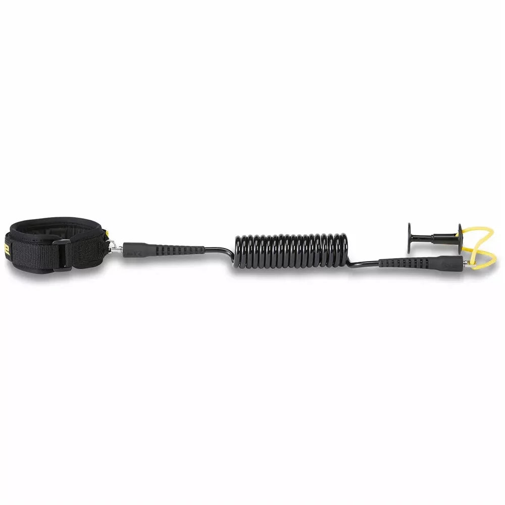 Dakine Coiled Bicep Leash 4' x 5/16 Black Surf Leash – Image 1