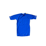 Dakine Competition Lycra Short Sleeve Shirt Bright Cyan Large Kids Rashguard – Image 1
